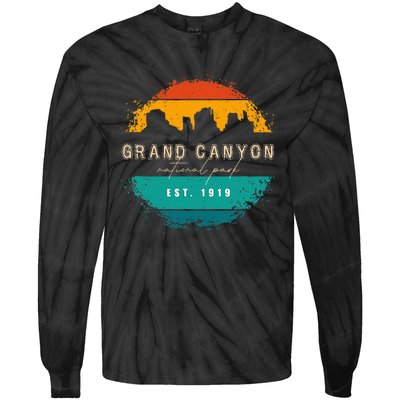 Grand Canyon National Park Tie-Dye Long Sleeve Shirt