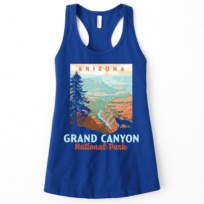 Grand Canyon National Park Arizona Vintage Wpa Style Gift Womens Tank Top