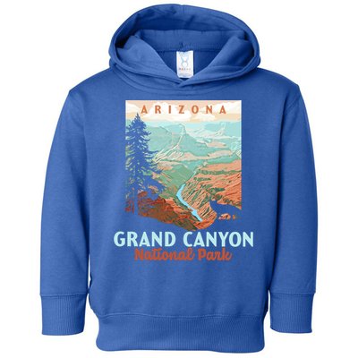Grand Canyon National Park Arizona Vintage Wpa Style Gift Toddler Hoodie