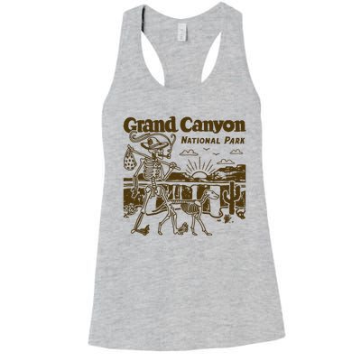 Grand Canyon National Park Monument Valley Funny Camping Women's Racerback Tank