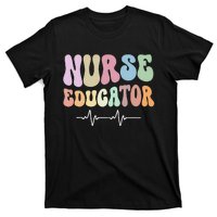 Groovy Certified Nurse Educator Nursing School Instructor T-Shirt