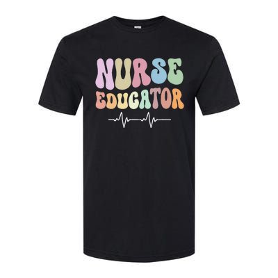 Groovy Certified Nurse Educator Nursing School Instructor Softstyle® CVC T-Shirt