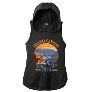 Grand Canyon National Park Road Trip 2024 Family Vacation Ladies PosiCharge Tri-Blend Wicking Draft Hoodie Tank