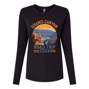 Grand Canyon National Park Road Trip 2024 Family Vacation Womens Cotton Relaxed Long Sleeve T-Shirt