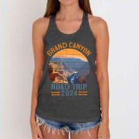 Grand Canyon National Park Road Trip 2024 Family Vacation Women's Knotted Racerback Tank