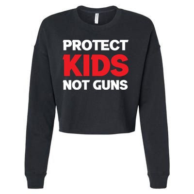 Gun Control Now Texas Shooting Cropped Pullover Crew