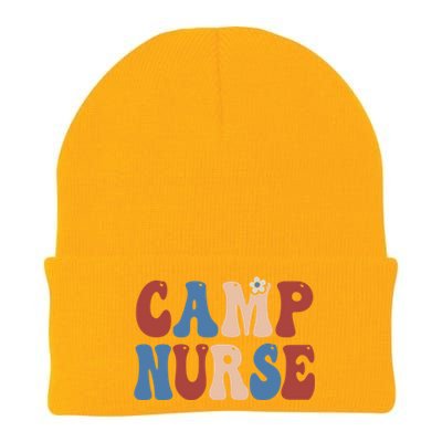 Groovy Camp Nurse 4th Of July Usa America Patriotic American Gift Knit Cap Winter Beanie