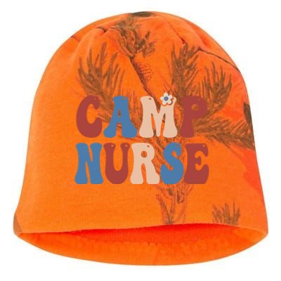 Groovy Camp Nurse 4th Of July Usa America Patriotic American Gift Kati - Camo Knit Beanie