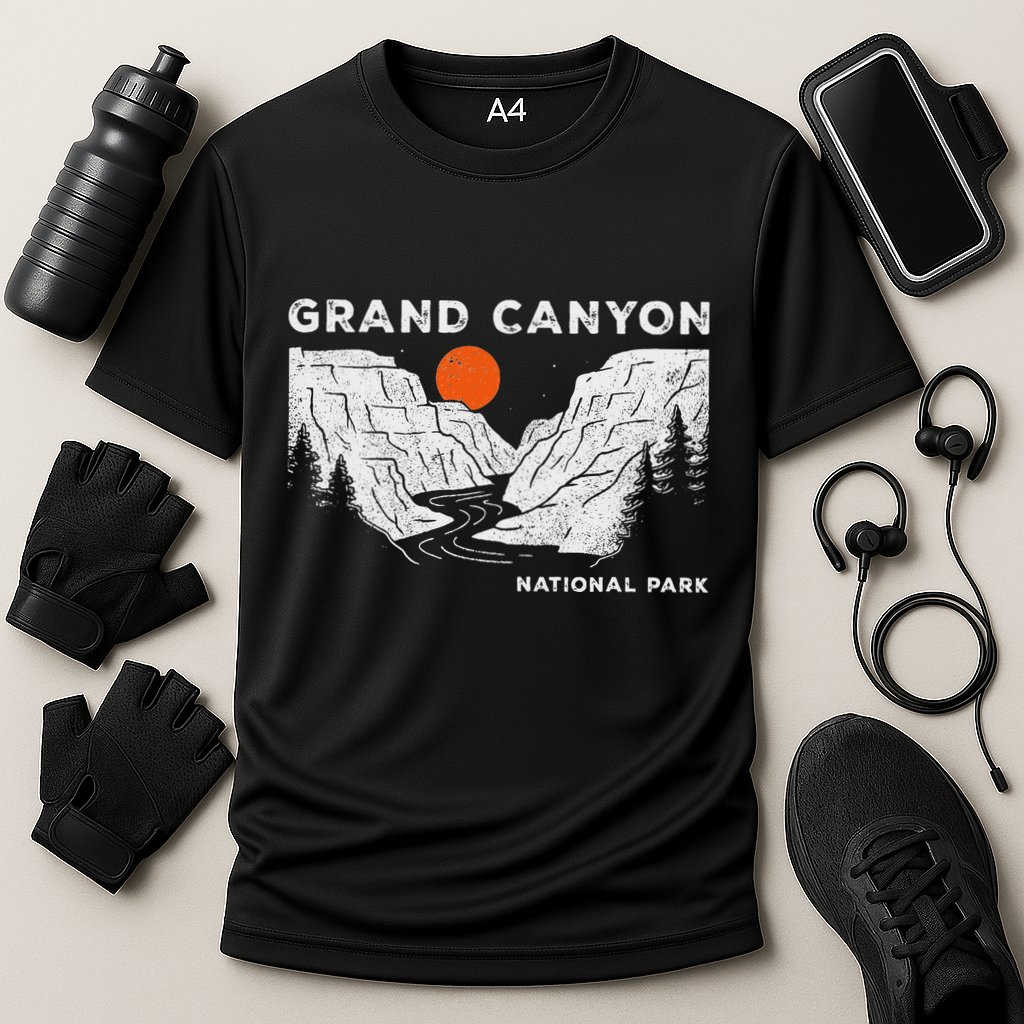 Grand Canyon National Park Arizona Vintage Cooling Performance Crew T-Shirt