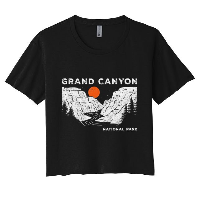Grand Canyon National Park Arizona Vintage Crop Top
