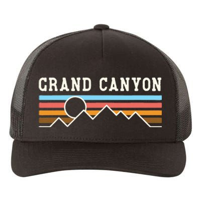 Grand Canyon National Park Retro Camping Hiking Yupoong Adult 5-Panel Trucker Hat