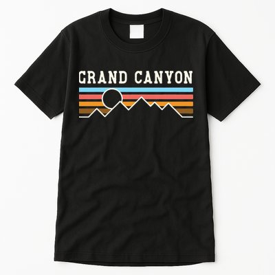Grand Canyon National Park Retro Camping Hiking Tall T-Shirt