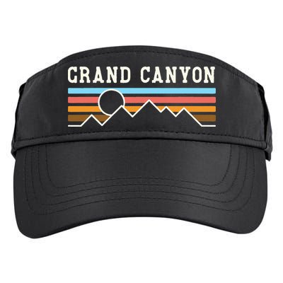 Grand Canyon National Park Retro Camping Hiking Adult Drive Performance Visor