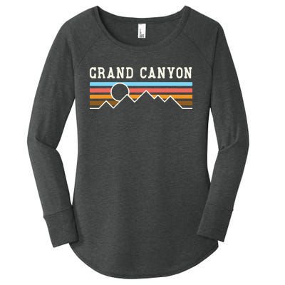 Grand Canyon National Park Retro Camping Hiking Women's Perfect Tri Tunic Long Sleeve Shirt