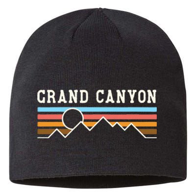 Grand Canyon National Park Retro Camping Hiking Sustainable Beanie