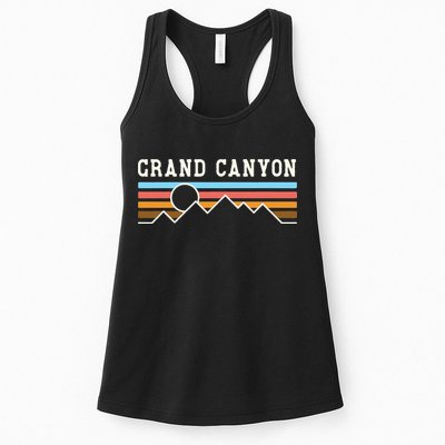 Grand Canyon National Park Retro Camping Hiking Womens Tank Top
