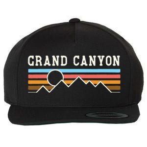 Grand Canyon National Park Retro Camping Hiking Wool Snapback Cap