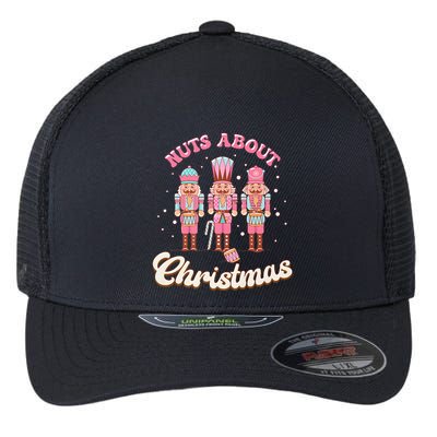 Groovy Cute Nuts About Christmas Funny Christmas Nutcracker Flexfit Unipanel Trucker Cap