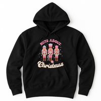 Groovy Cute Nuts About Christmas Funny Christmas Nutcracker Hoodie