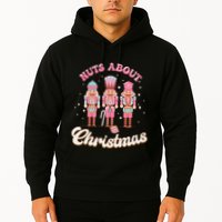 Groovy Cute Nuts About Christmas Funny Christmas Nutcracker Hoodie