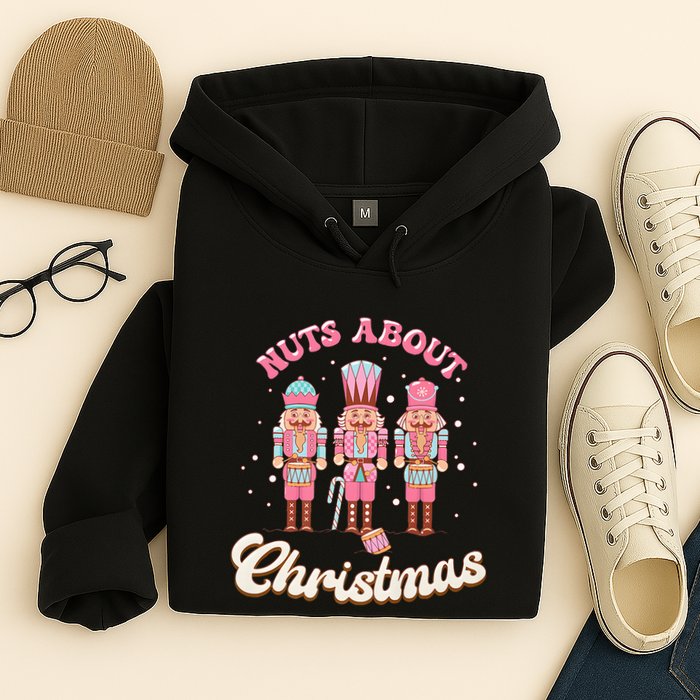 Groovy Cute Nuts About Christmas Funny Christmas Nutcracker Hoodie