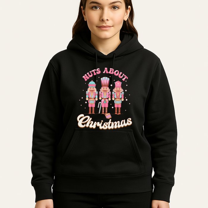 Groovy Cute Nuts About Christmas Funny Christmas Nutcracker Hoodie
