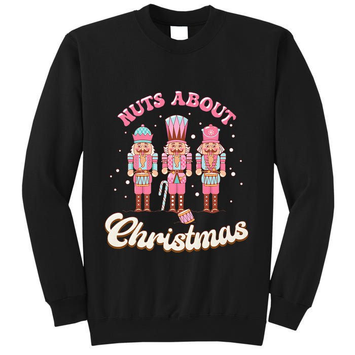 Groovy Cute Nuts About Christmas Funny Christmas Nutcracker Sweatshirt