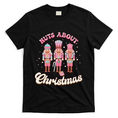 Groovy Cute Nuts About Christmas Funny Christmas Nutcracker T-Shirt