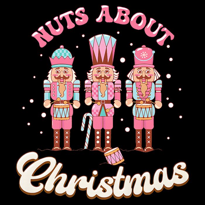 Groovy Cute Nuts About Christmas Funny Christmas Nutcracker 16 in Basic Backpack