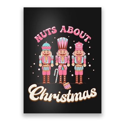 Groovy Cute Nuts About Christmas Funny Christmas Nutcracker Poster