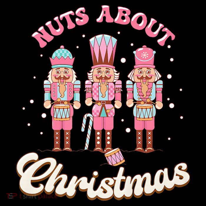 Groovy Cute Nuts About Christmas Funny Christmas Nutcracker Poster
