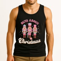 Groovy Cute Nuts About Christmas Funny Christmas Nutcracker Tank Top