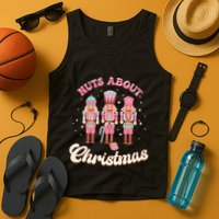Groovy Cute Nuts About Christmas Funny Christmas Nutcracker Tank Top
