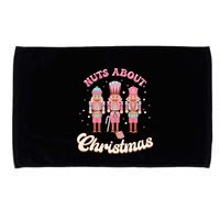 Groovy Cute Nuts About Christmas Funny Christmas Nutcracker Microfiber Hand Towel