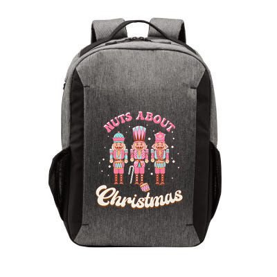 Groovy Cute Nuts About Christmas Funny Christmas Nutcracker Vector Backpack
