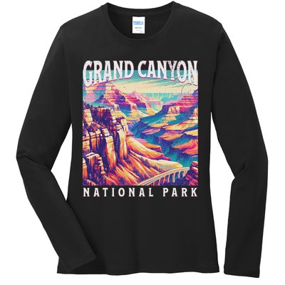 Grand Canyon National Park Ladies Long Sleeve Shirt