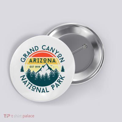 Grand Canyon National Park Arizona Nature Hiking Outdoors Button