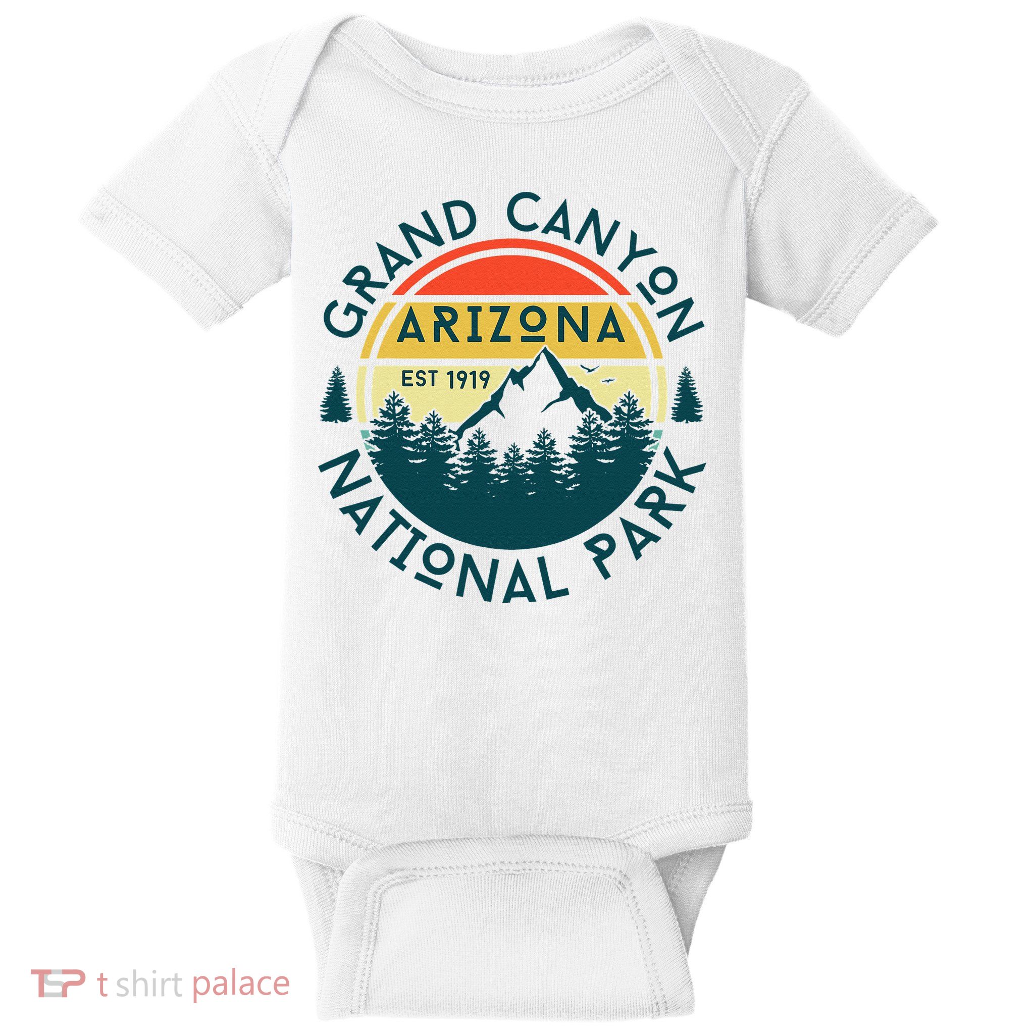 Grand Canyon National Park Arizona Nature Hiking Outdoors Baby Bodysuit