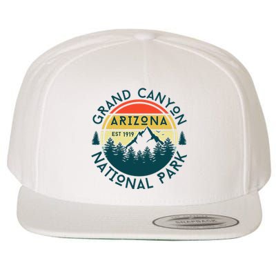 Grand Canyon National Park Arizona Nature Hiking Outdoors Wool Snapback Cap