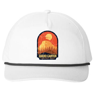 Grand Canyon National Park Arizona Travel Lover Camping Snapback Five-Panel Rope Hat