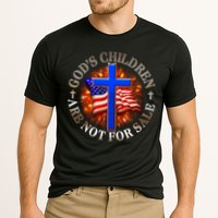 Gods Children Not Are For Sale American USA Flag Performance Shirt