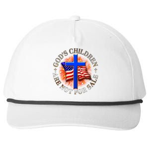 Gods Children Not Are For Sale American USA Flag Snapback Five-Panel Rope Hat