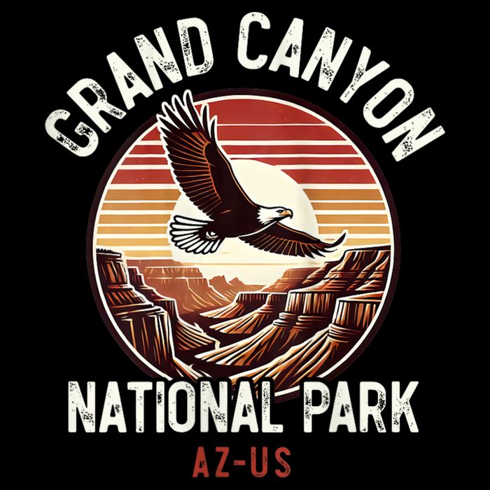 Grand Canyon National Park Vintage Arizona Eagle Travel Backpack