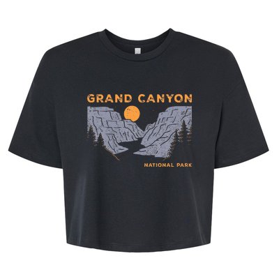 Grand Canyon National Park Arizona Vintage Bella+Canvas Jersey Crop Tee