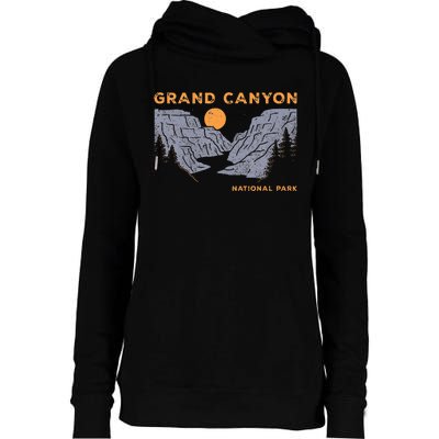 Grand Canyon National Park Arizona Vintage Womens Funnel Neck Pullover Hood