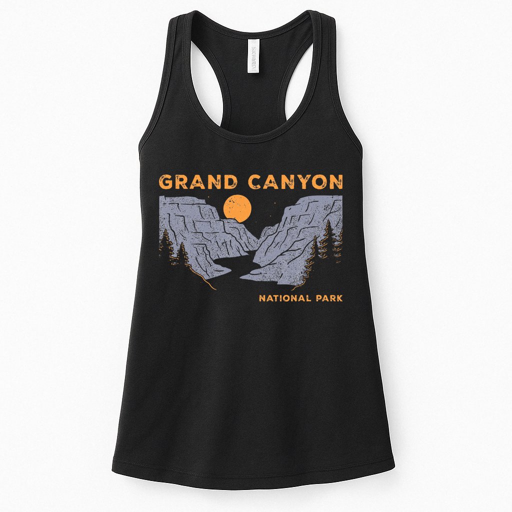 Grand Canyon National Park Arizona Vintage Womens Tank Top