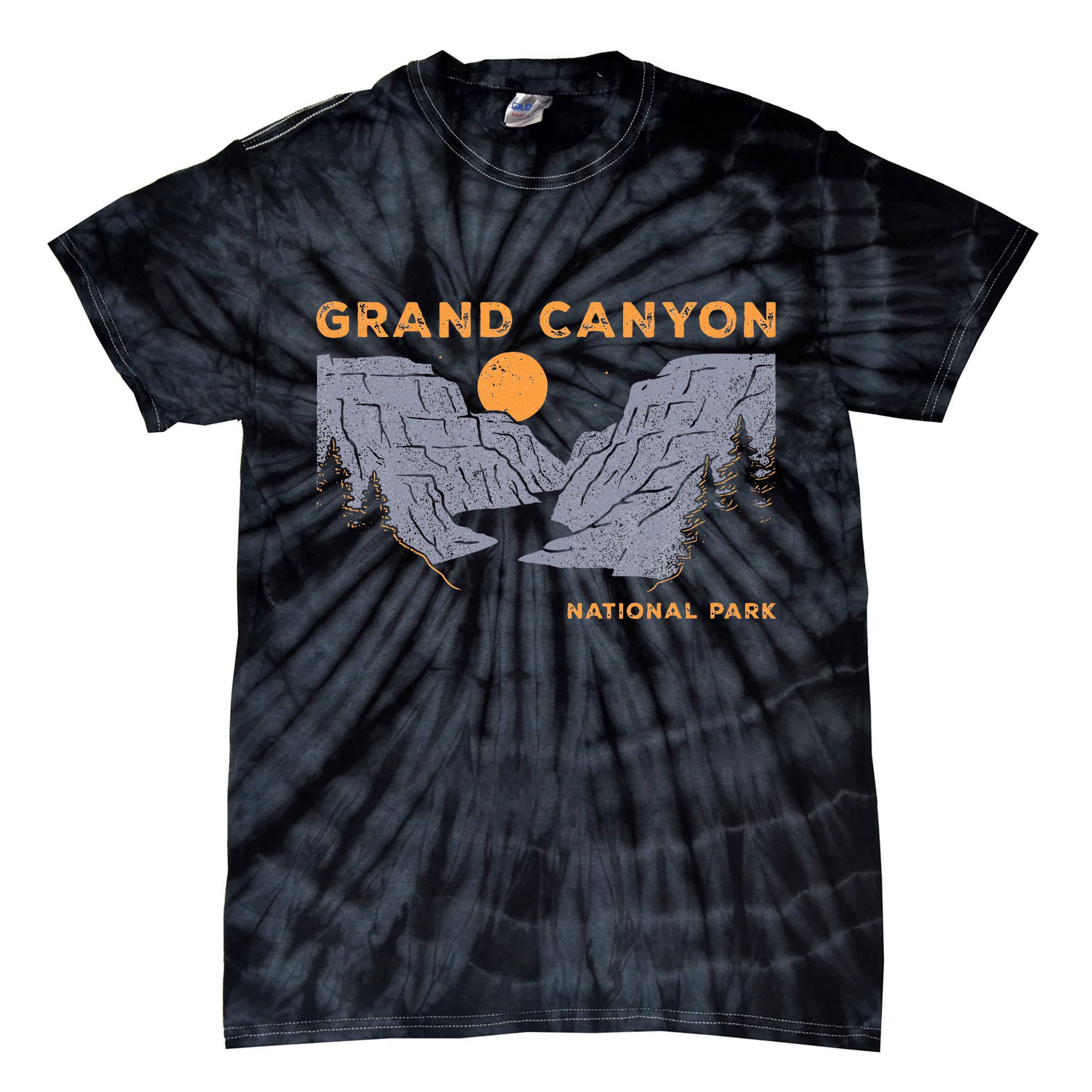 Grand Canyon National Park Arizona Vintage Tie-Dye T-Shirt