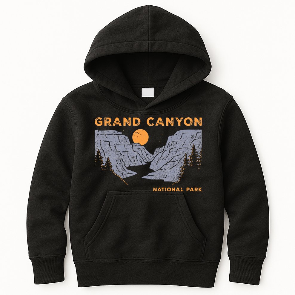Grand Canyon National Park Arizona Vintage Kids Hoodie