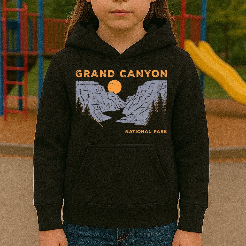 Grand Canyon National Park Arizona Vintage Kids Hoodie