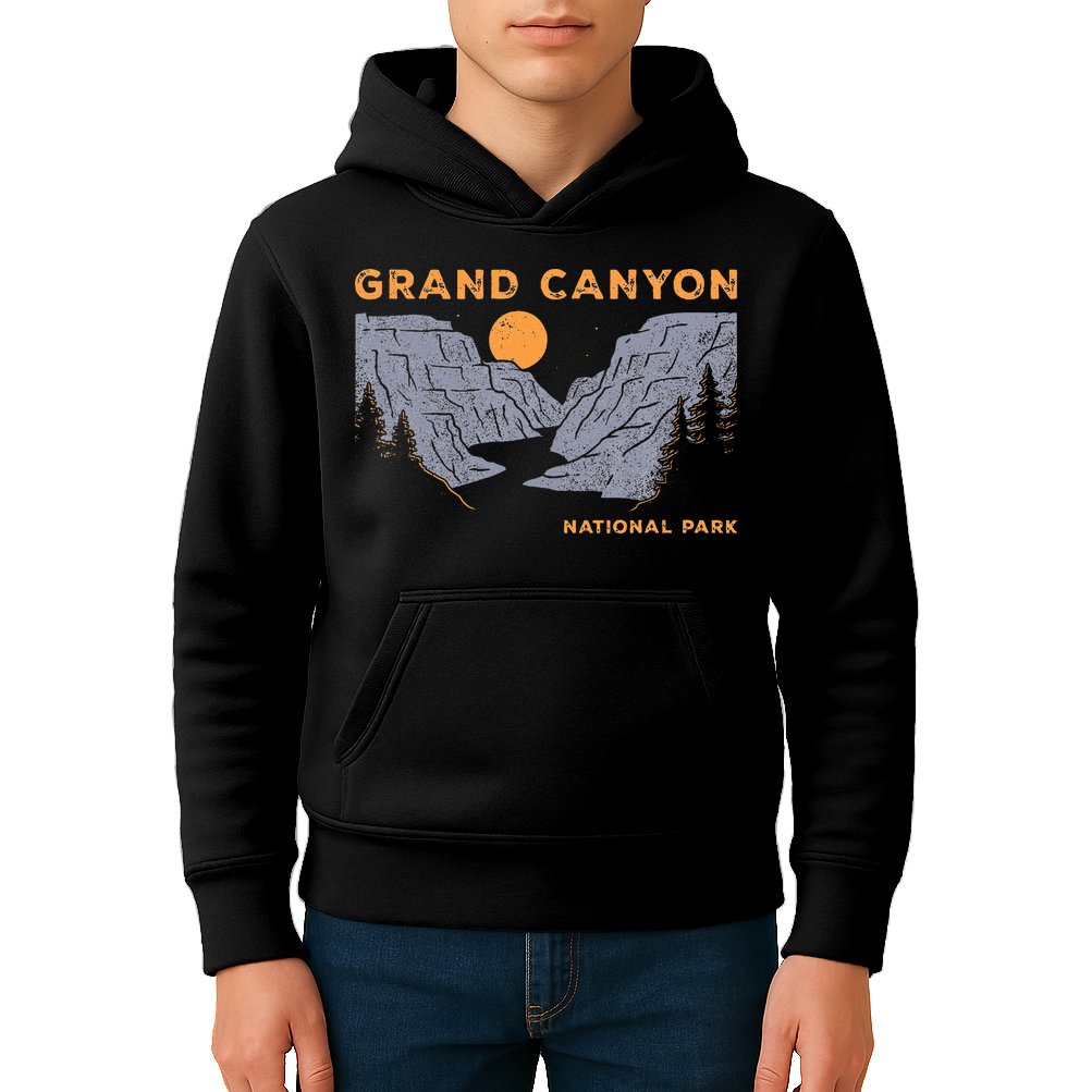 Grand Canyon National Park Arizona Vintage Kids Hoodie